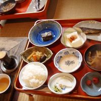 朝食は本陣で皆さんと一緒に