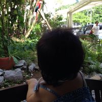 エントランスにて