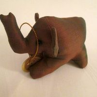 ターンダウン時には象さんが置かれていました 