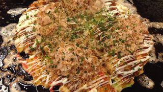 もんじゃ、お好み焼き