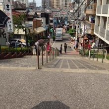 谷中銀座が俯瞰できる