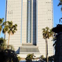 遠くからでもすぐわかる高層ホテルです。