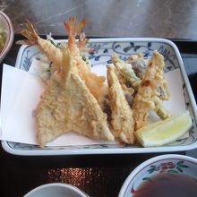 天ぷらのラインナップをチェック