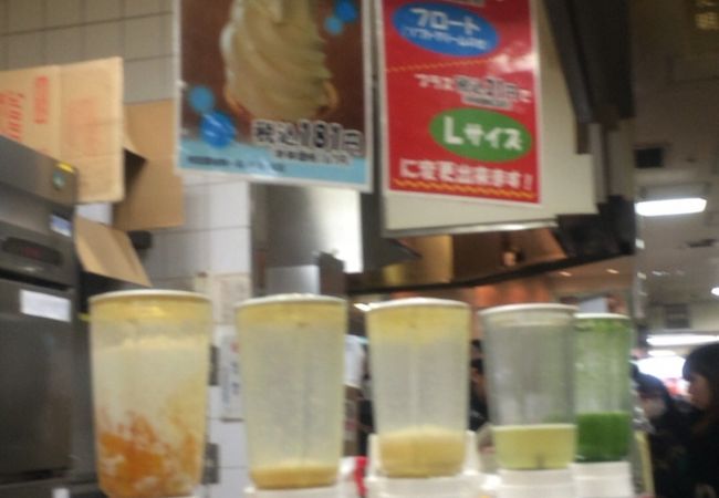 スナックパークにあるジュースバー