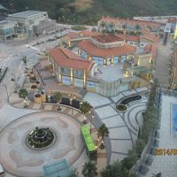 ホテルの窓からの景色です。