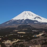 冬は絶景の富士山に出会いやすい。