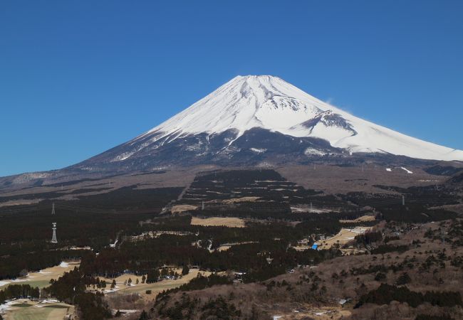 冬は絶景の富士山に出会いやすい。