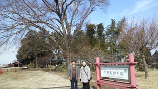 回廊が再現されている