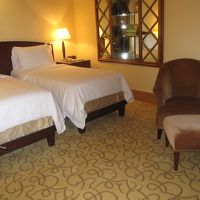 海外の割りにベッド小さい