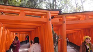 千本鳥居がきれいです