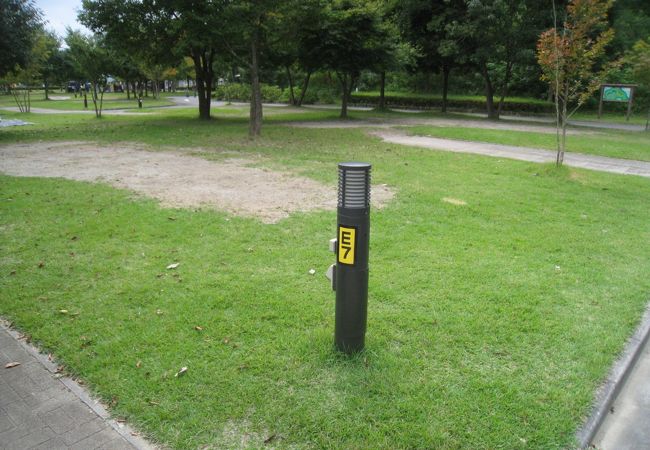 快適なキャンプ場