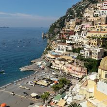 展望台手前の駐車場からはポジタ−ノの絶景が楽しめます！