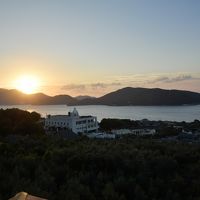 部屋から見た日の出