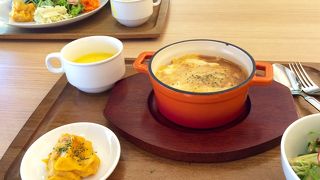 岡山と鳥取のアンテナショップ内にあるカフェ