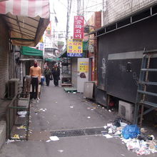 裏通りの雑踏的な雰囲気もまだまだ残されています