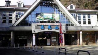 快晴の冬の日の高尾山に上りましたが、山頂付近は小雪が降っていました。