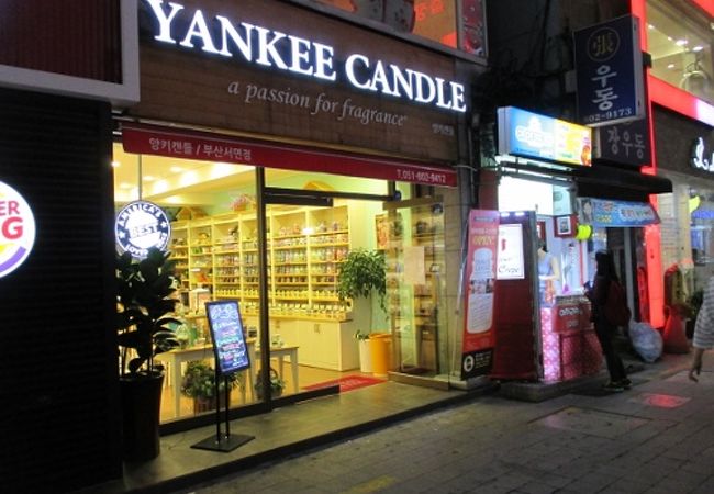 ヤンキーキャンドル　釜山西面店　とてもいい香りのキャンドル