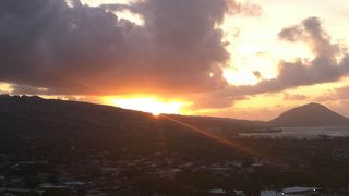 早朝の日の出も楽しめます