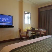 客室は上品で、質感の高さを感じます 