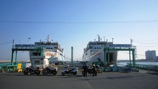 1時間の快適な船旅