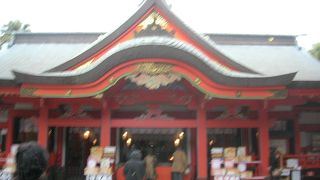 南国情緒のある神社