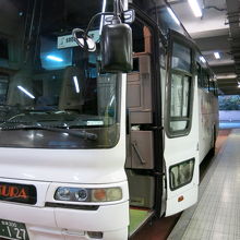 会津行きのバス