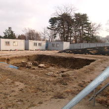 発掘調査中の場所もありました