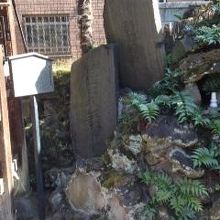 隣のビルが迫るほどの狭い敷地です