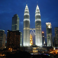 部屋から見えるツインタワー