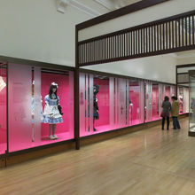 ロリータファッションの企画展もやっていました