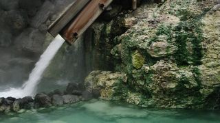 神秘色と湯量に・・・ほっこり♪