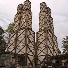 イチゴハウス地帯に幕末の製鉄工場