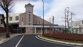 新しくなった駅。