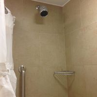 お湯のでもしっかりしてました。固定式でしたが使い勝手良かった