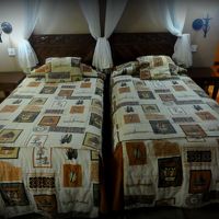 ロッジのベットルーム