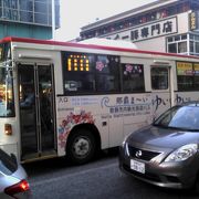 観光で利用しやすいバスです！