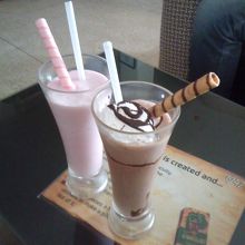 MILKSHAKEは美味しいかったです