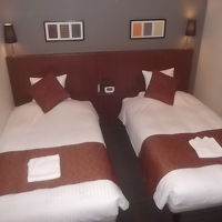 ツインの部屋です。