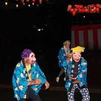 駐車場で躍りがやっていた