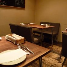 カジュアルな雰囲気でゆったり和める