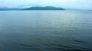 クッシーが潜むカルデラ湖