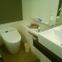 洗面トイレに入った左手に独立したバスルームがあります。