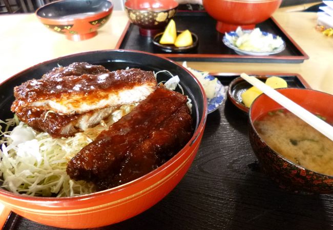 ソースカツ丼がおいしい！