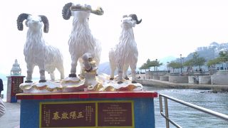 天后廟がある公園