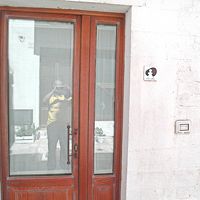 部屋の入口です。独立しています。