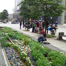 撮影の準備が進みます