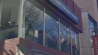 参道を眺めるのに抜群のロケーション