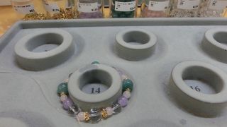 パワーストーンのブレスレットづくり！