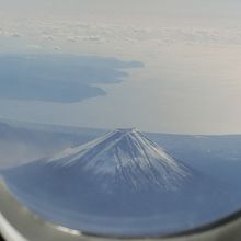 富士山がよく見えた