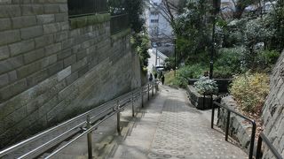 坂の上に永青文庫、坂の下に芭蕉庵